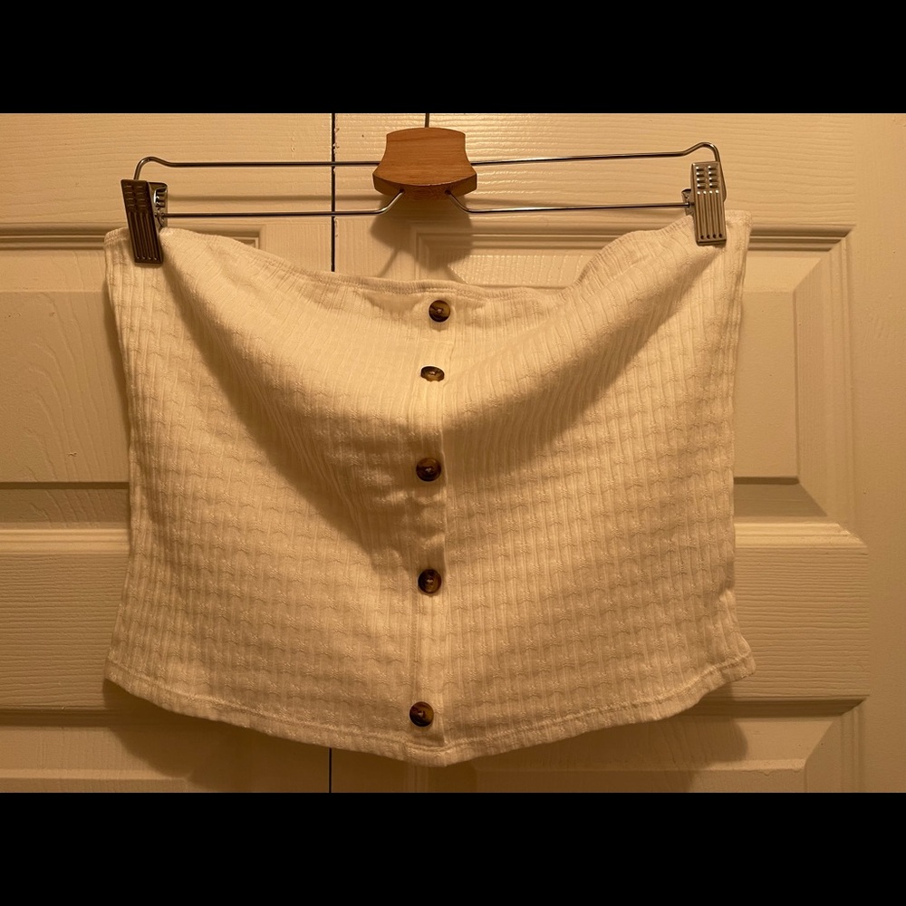 Strapless shirt